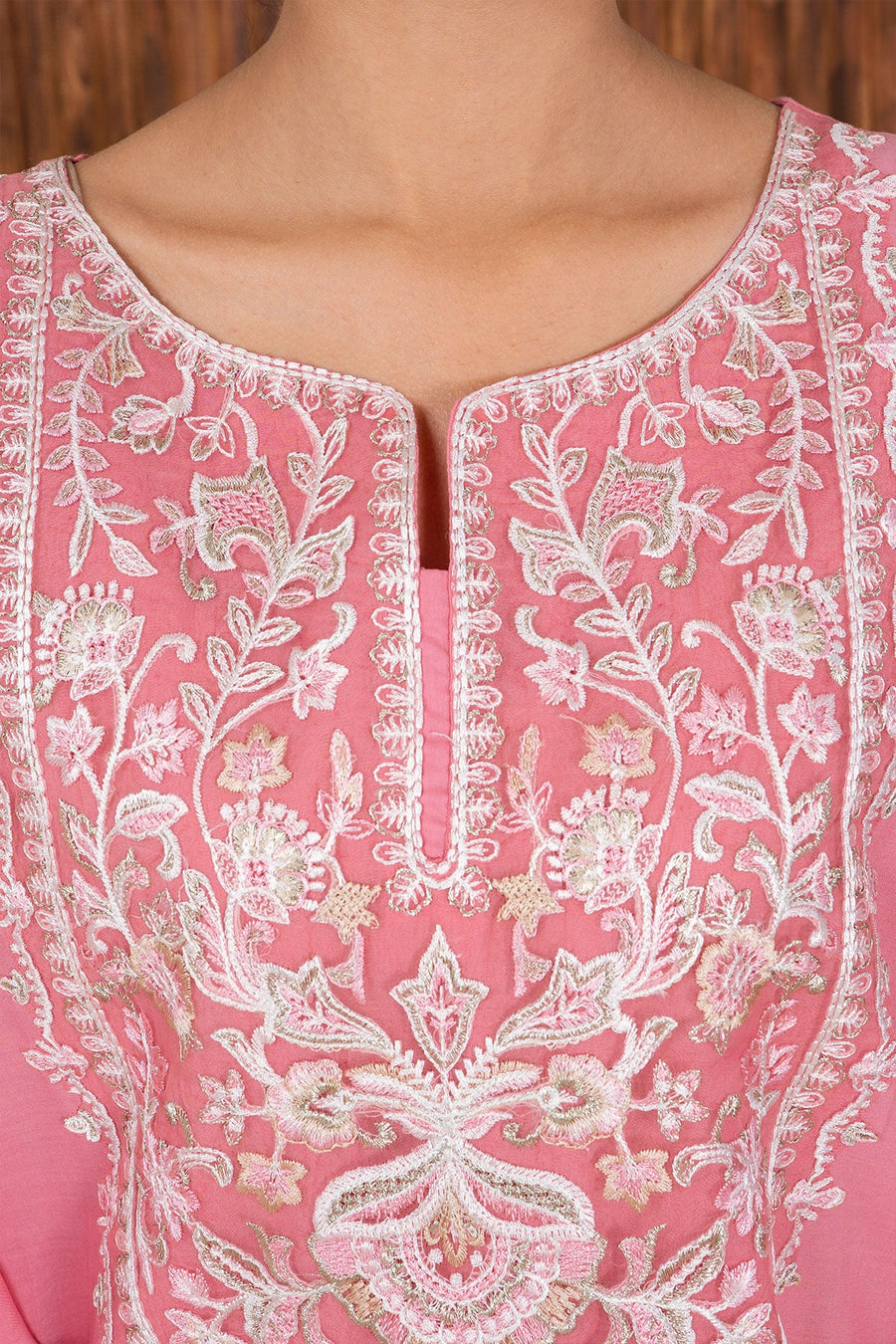 Safwa Embroidered Formal 2PC Ready to Wear Suit - P000941