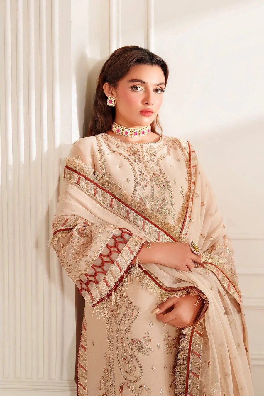 RTW-3028 Embroidered Chiffon