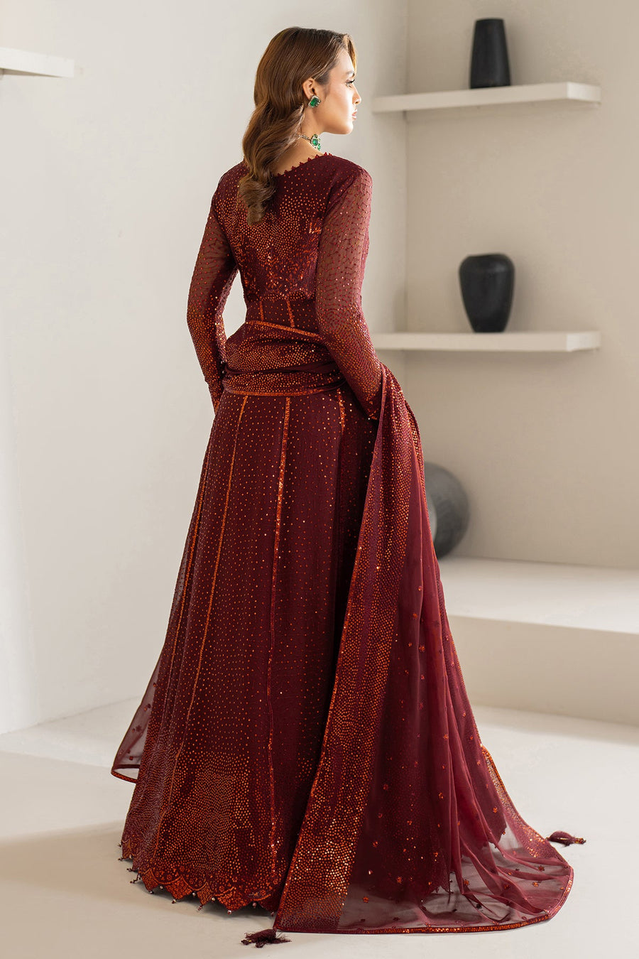 Alizeh Formals Embroidered Chiffon Unstitched 3Pc Suit AF-CH-2190-Liyana