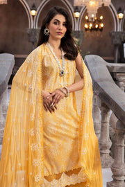 Gul Ahmed Premium Embroidered Lawn Unstitched 3Pc Suit PM-42007-4