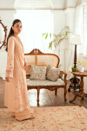 Qalamkar Luxury Lawn Unstitched Embroidered 3Pc Suit SB-07 Zoya