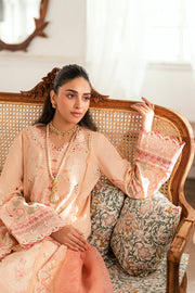 Qalamkar Luxury Lawn Unstitched Embroidered 3Pc Suit SB-07 Zoya