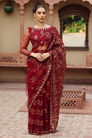 Alizeh Fashion Shahtaj Formal Wedding Embroidered 3PC Suit D-03 Rungrez