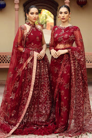 Alizeh Fashion Shahtaj Formal Wedding Embroidered 3PC Suit D-03 Rungrez