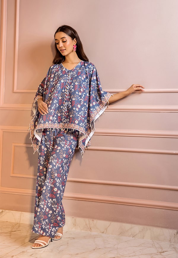 Ruby by Safwa Printed Fine Doria Cambric Unstitched 2Pc Suit RBY-08