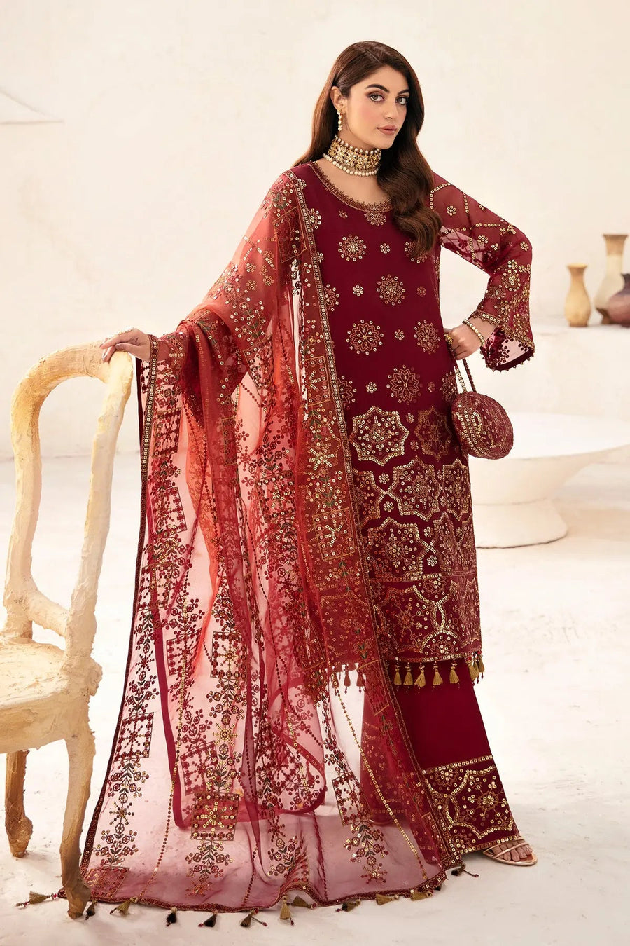 AF-CH-2170-Aween Embroidered Chiffon
