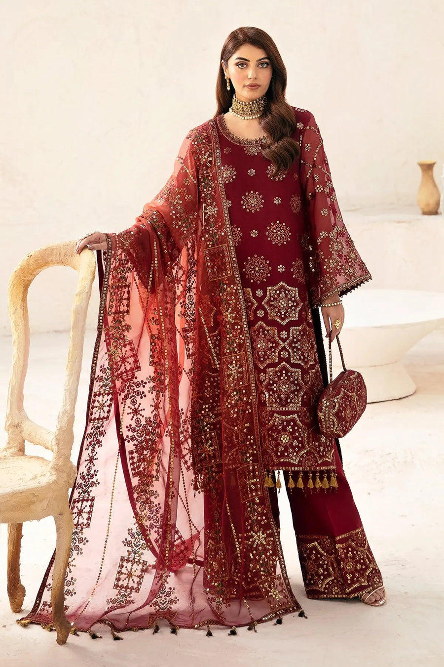 AF-CH-2170-Aween Embroidered Chiffon