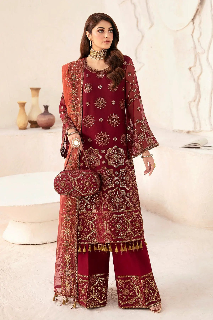 AF-CH-2170-Aween Embroidered Chiffon