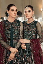 ZARIF Mehroze Festive Formals Unstitched Suit ZMF-03 PINE GREEN