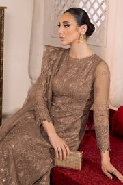 AF-DUA-3010-Ryan Beige Embroidered Chiffon