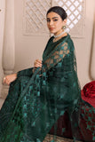 DUA by Alizeh Fashion Embroidered Net Unstitched 3Pc Suit D-5A