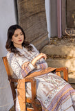 Saira Bano by Humdum Embroidered Lawn Unstitched 3Pc Suit D-07