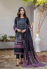 Saira Bano by Humdum Embroidered Lawn Unstitched 3Pc Suit D-06