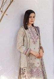 Saira Bano by Humdum Embroidered Lawn Unstitched 3Pc Suit D-09
