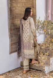 Saira Bano by Humdum Embroidered Lawn Unstitched 3Pc Suit D-09