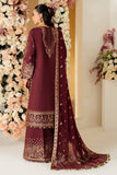 Alizeh Fashion Luxe Embroidered Raw Silk Unstitched 3Pc Suit AF-RS-01-Salsa