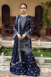 Alizeh Fashion Shahtaj Formal Wedding Embroidered 3PC Suit D-04 Shaahana