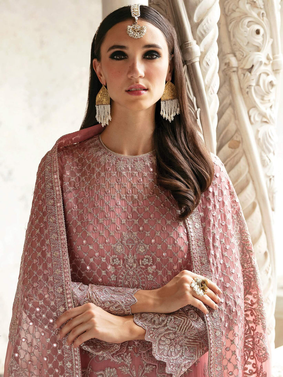 Ayzel by Afrozeh Panache Unstitched Chiffon 3Pc Suit AZ-V5-08 SAKURA