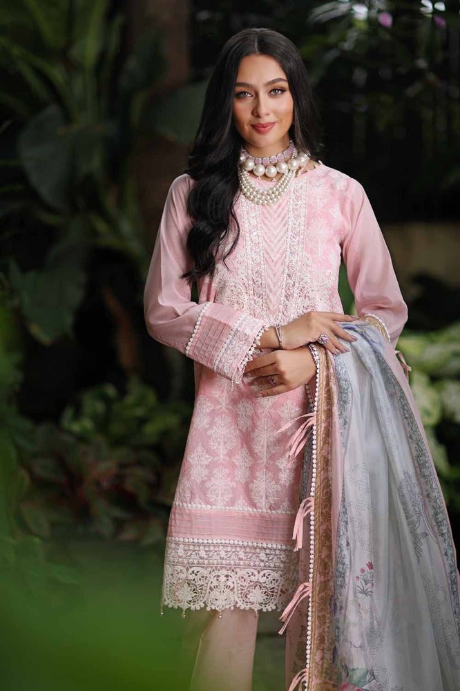 Gul Ahmed Premium Embroidered Lawn Unstitched 3Pc Suit SSM-42001