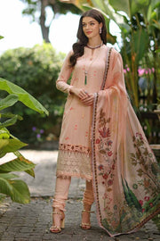 Gul Ahmed Premium Embroidered Lawn Unstitched 3Pc Suit SSM-42003