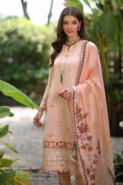 Gul Ahmed Premium Embroidered Lawn Unstitched 3Pc Suit SSM-42003
