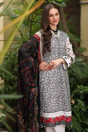 Gul Ahmed Premium Embroidered Lawn Unstitched 3Pc Suit SSM-42007