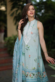 Gul Ahmed Premium Embroidered Lawn Unstitched 3Pc Suit SSM-42009