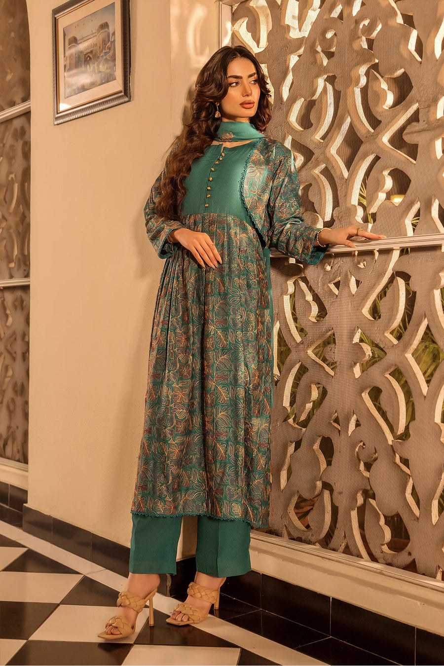 Suroor by Safwa Embroidered Karandi Unstitched 3Pc Suit SUR-01