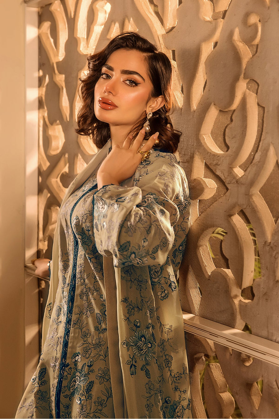 Suroor by Safwa Embroidered Karandi Unstitched 3Pc Suit SUR-03