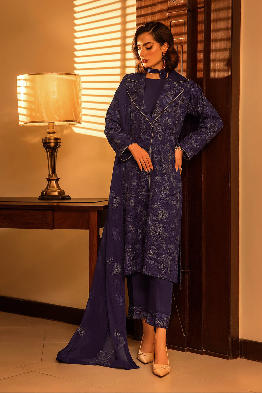 Suroor by Safwa Embroidered Karandi Unstitched 3Pc Suit SUR-06