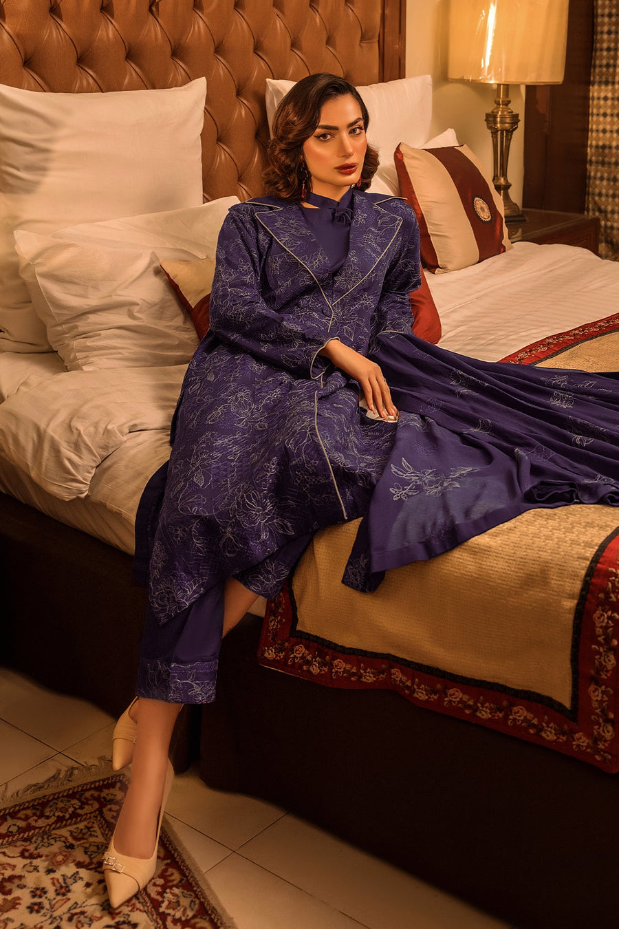 Suroor by Safwa Embroidered Karandi Unstitched 3Pc Suit SUR-06