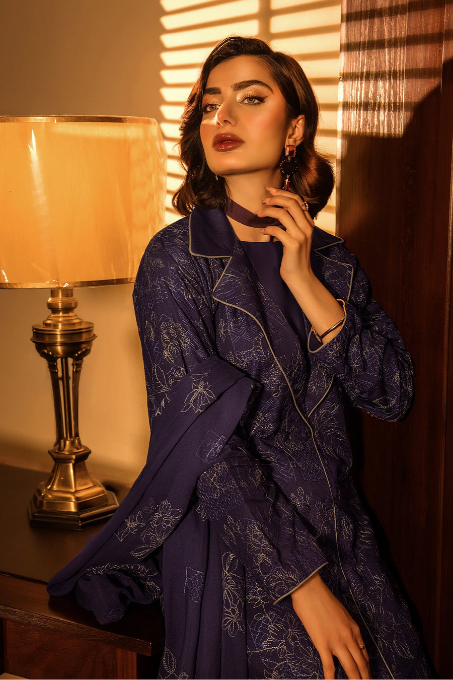 Suroor by Safwa Embroidered Karandi Unstitched 3Pc Suit SUR-06