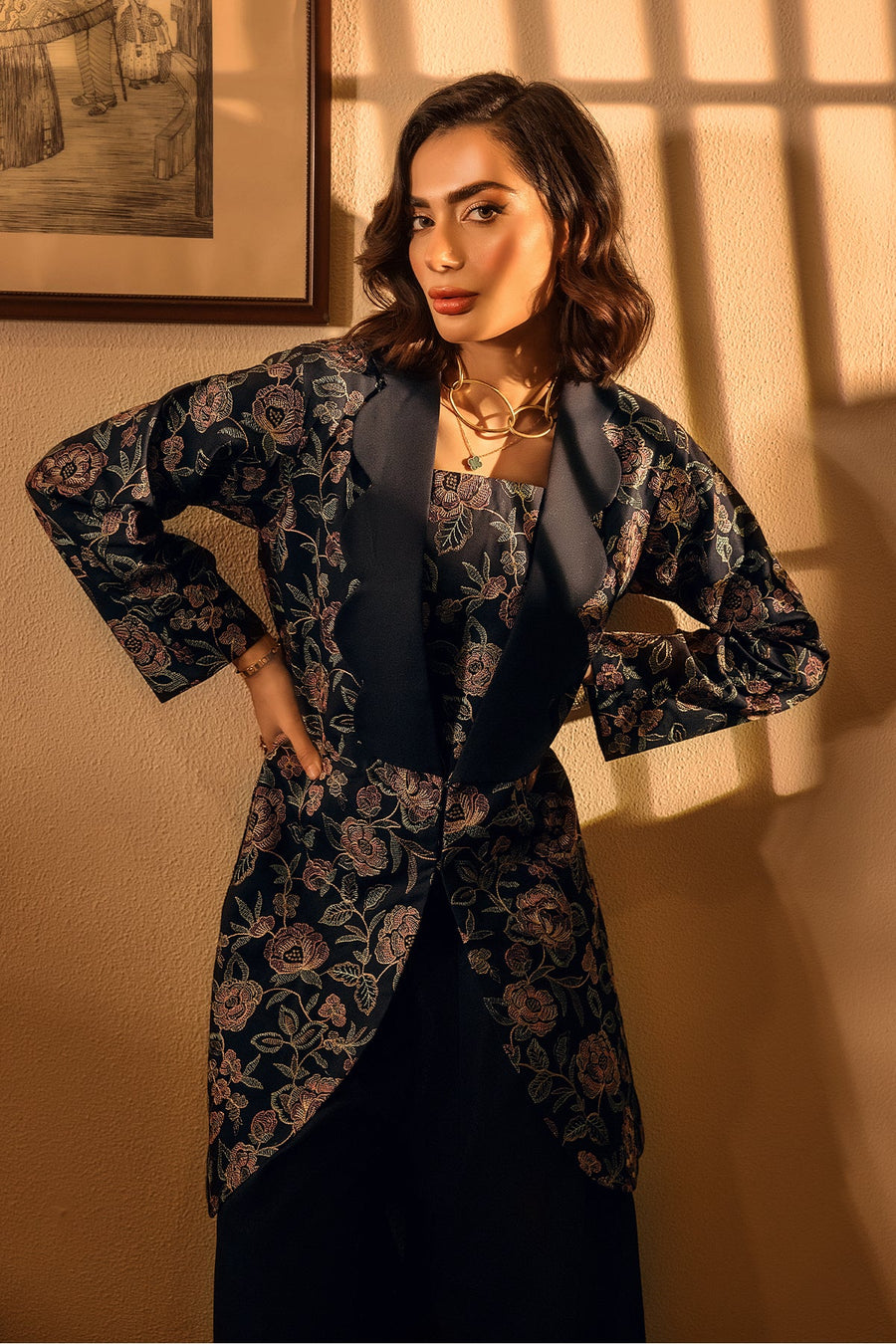 Suroor by Safwa Embroidered Karandi Unstitched 3Pc Suit SUR-09