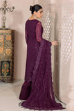 AF-DUA-3005-Sylvi Purple Embroidered Chiffon