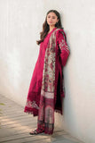 Neeshay Symphony Embroidered Lawn Unstitched 3Pc Suit - SCARLET