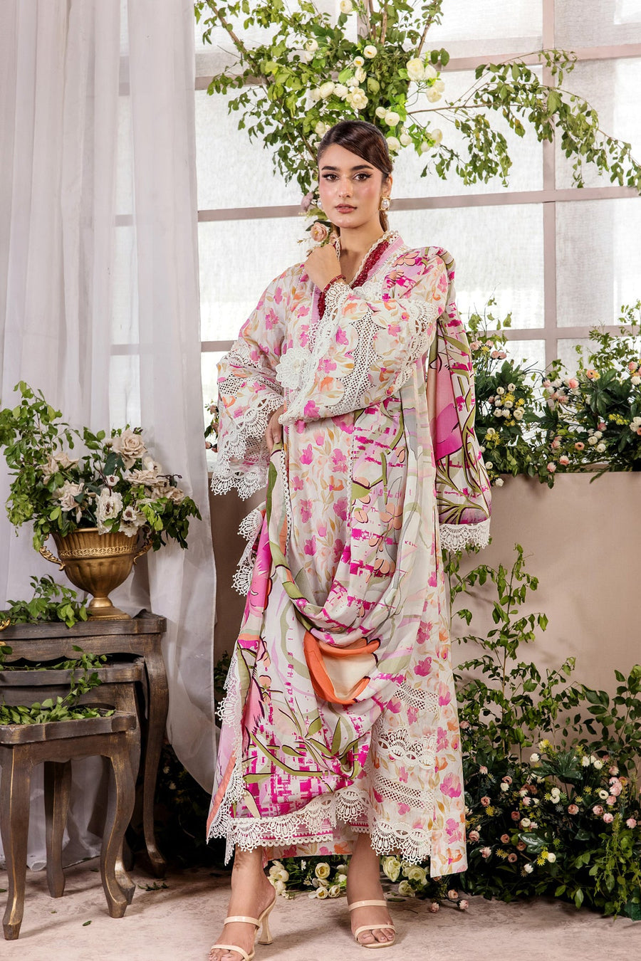 Amelia by Safwa Digital Printed Viscose Unstitched 3Pc Suit USM-01