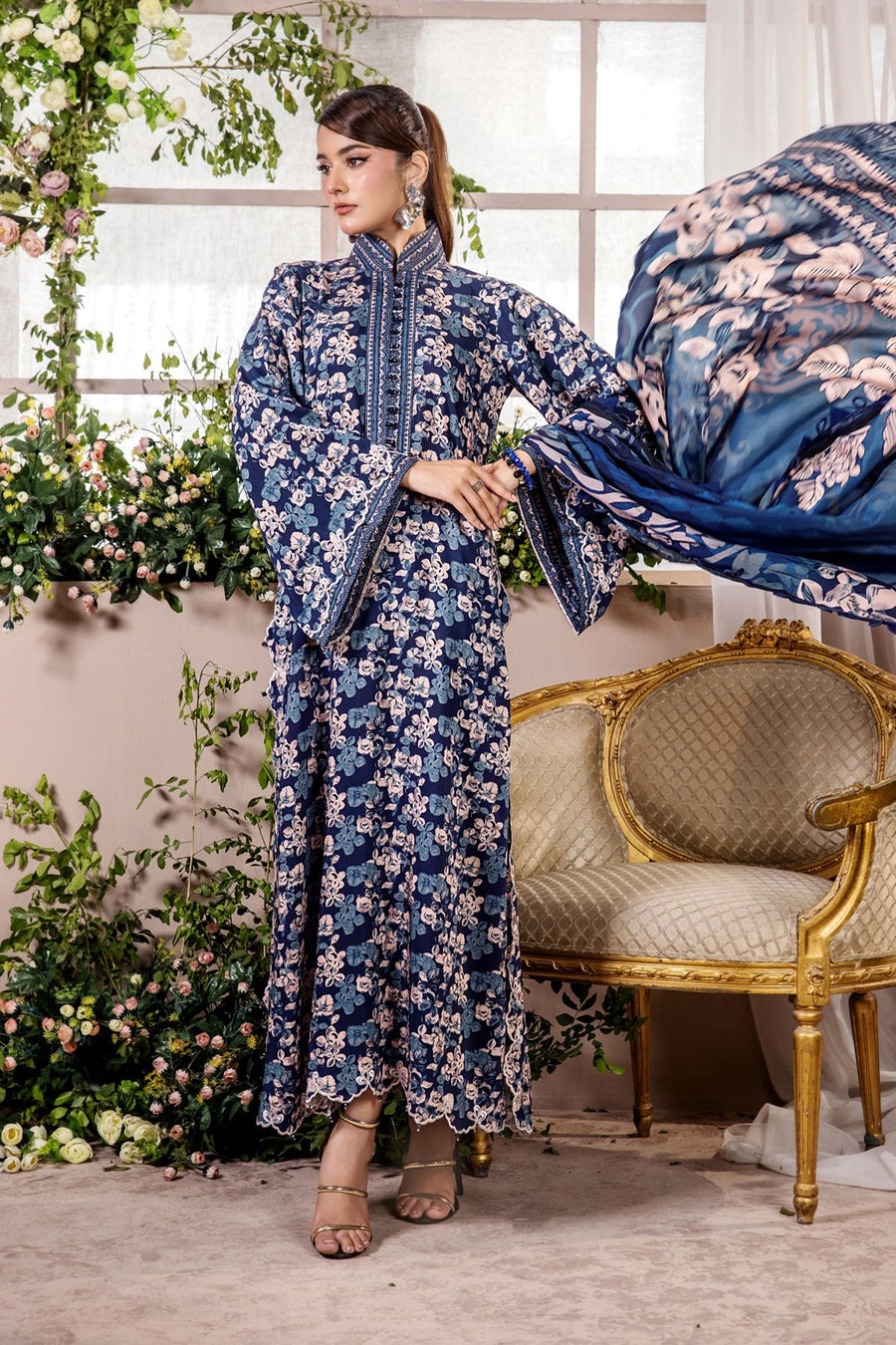 Amelia by Safwa Digital Printed Viscose Unstitched 3Pc Suit USM-04