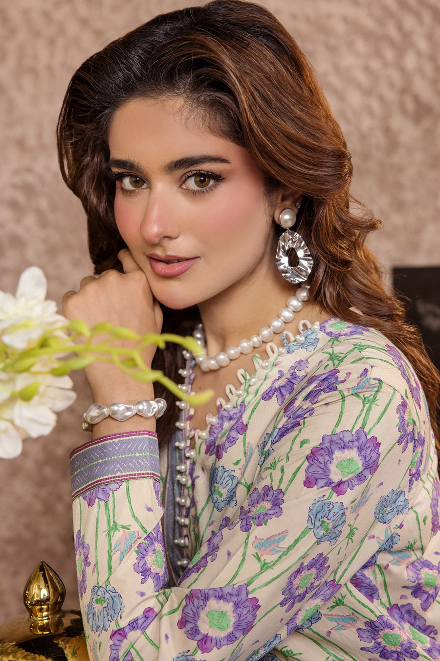 Amelia by Safwa Digital Printed Viscose Unstitched 3Pc Suit USM-05
