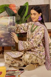 Limra by Safwa Digital Printed Viscose Unstitched 3Pc Suit USM-16