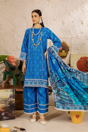 Limra by Safwa Digital Printed Viscose Unstitched 3Pc Suit USM-19