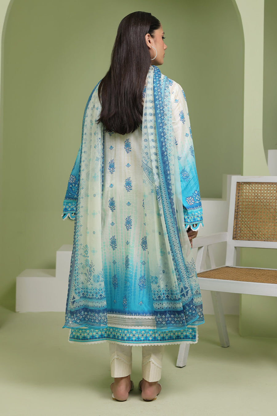 Zellbury Summer Embroidered Lawn Unstitched 2Pc Suit WUS24E21694