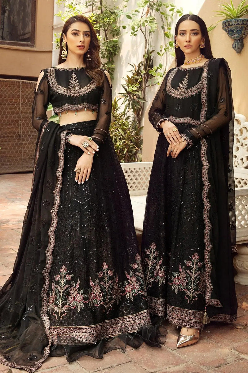 Alizeh Fashion Shahtaj Formal Wedding Embroidered 3PC Suit D-11 Zebaish