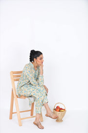 Noorangi Kaif Dull Silk 2 Piece Pret Suit WP-02