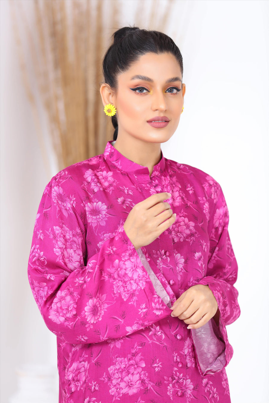 Noorangi Kaif Dull Silk 2 Piece Pret Suit WP-04
