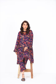 Noorangi Kaif Dull Silk 2 Piece Pret Suit WP-05