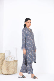 Noorangi Kaif Dull Silk 2 Piece Pret Suit WP-06