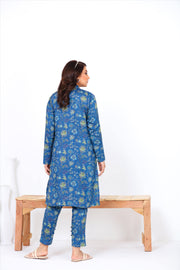 Noorangi Kaif Dull Silk 2 Piece Pret Suit WP-07