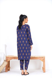 Noorangi Kaif Dull Silk 2 Piece Pret Suit WP-08