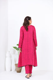 Noorangi Kaif Dull Silk 2 Piece Pret Suit WP-09