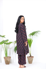 Noorangi Kaif Dull Silk 2 Piece Pret Suit WP-12